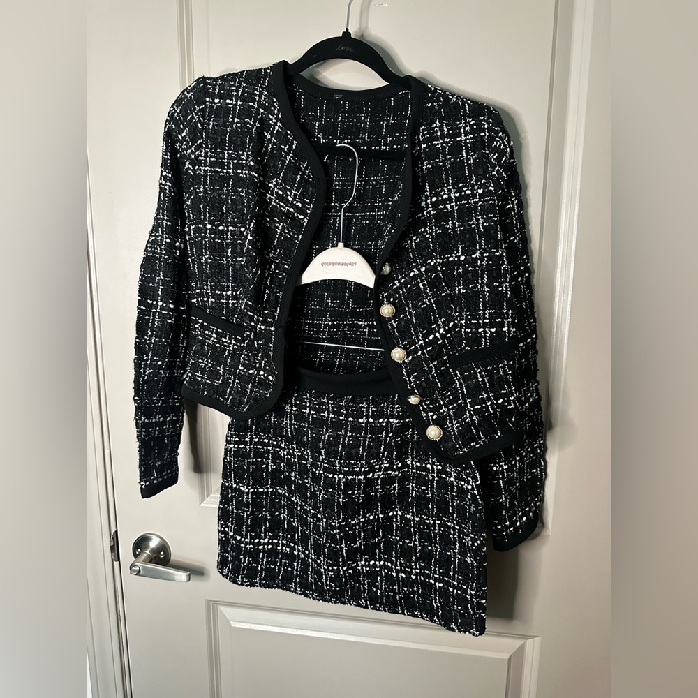 Preppy Blazer + Skirt Set